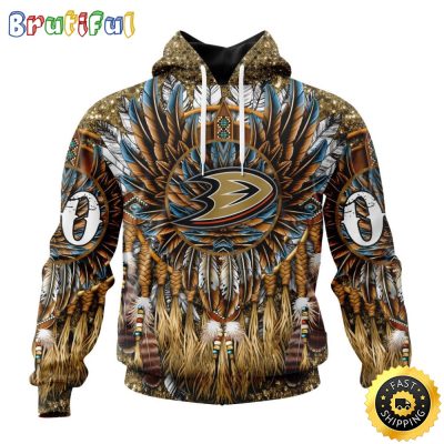 Customized NHL Anaheim Ducks Hoodie Special Native Costume Design 3D Hoodie Unisex Tshirt Hoodie