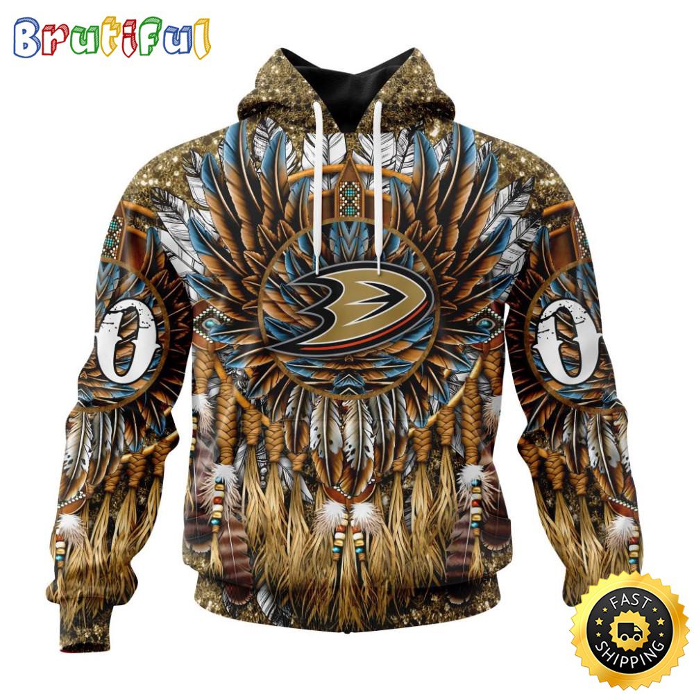 Customized NHL Anaheim Ducks Hoodie Special Native Costume Design 3D Hoodie Unisex Tshirt Hoodie