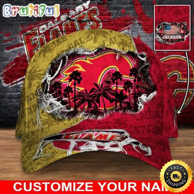 Customized NHL Calgary Flames Baseball Cap New Collection For Sports Fans