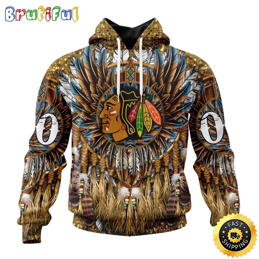 Customized NHL Chicago Blackhawks Hoodie Special Native Costume Design 3D Hoodie Unisex Tshirt Hoodie Customized NHL Chicago Blackhawks Hoodie Special Native Costume Design 3D Hoodie Unisex Tshirt Hoodie