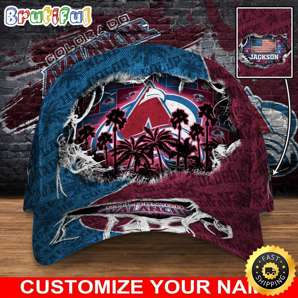 Customized NHL Colorado Avalanche Baseball Cap New Collection For Sports Fans Customized NHL Colorado Avalanche Baseball Cap New Collection For Sports Fans