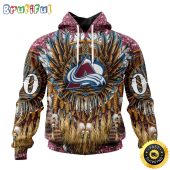 Customized NHL Colorado Avalanche Hoodie Special Native Costume Design 3D Hoodie Unisex Tshirt Hoodie