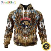 Customized NHL Florida Panthers Hoodie Special Native Costume Design 3D Hoodie Unisex Tshirt Hoodie