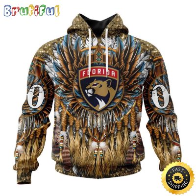 Customized NHL Florida Panthers Hoodie Special Native Costume Design 3D Hoodie Unisex Tshirt Hoodie