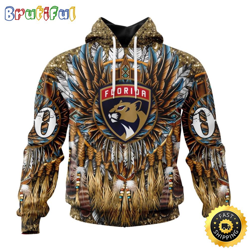 Customized NHL Florida Panthers Hoodie Special Native Costume Design 3D Hoodie Unisex Tshirt Hoodie