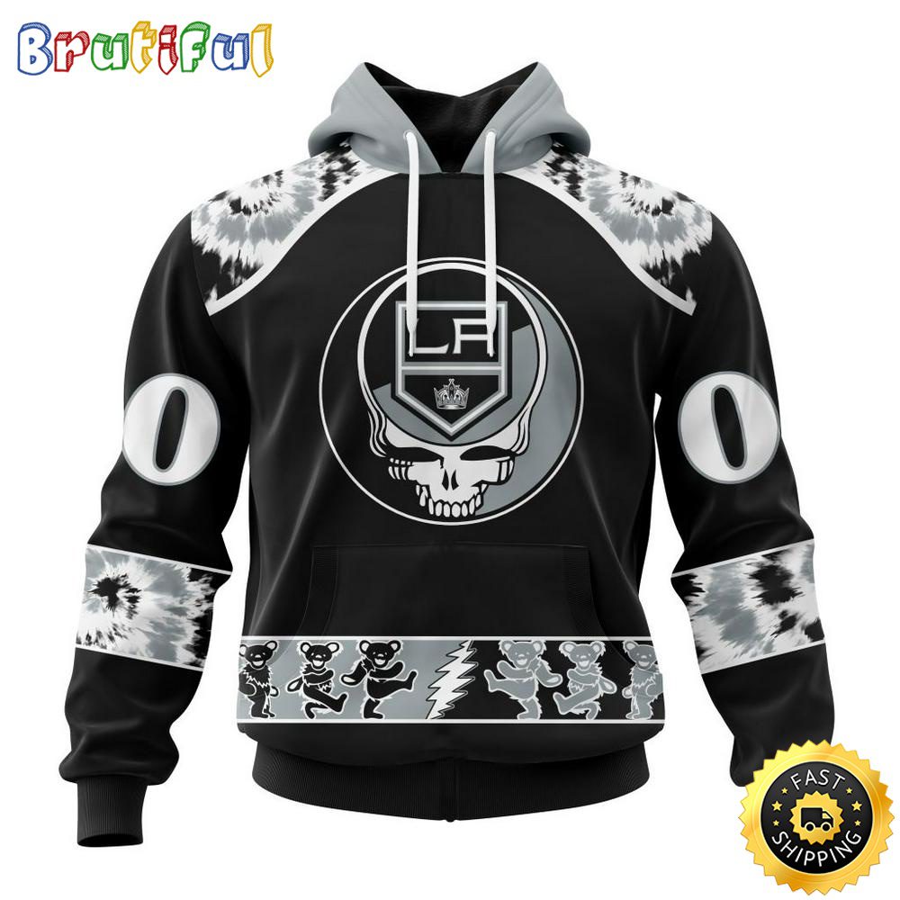 Customized NHL Los Angeles Kings Hoodie Special Grateful Dead Skull All Over Print 3D Hoodie Unisex Hoodie Tshirt Customized NHL Los Angeles Kings Hoodie Special Grateful Dead Skull All Over Print 3D Hoodie Unisex Hoodie Tshirt