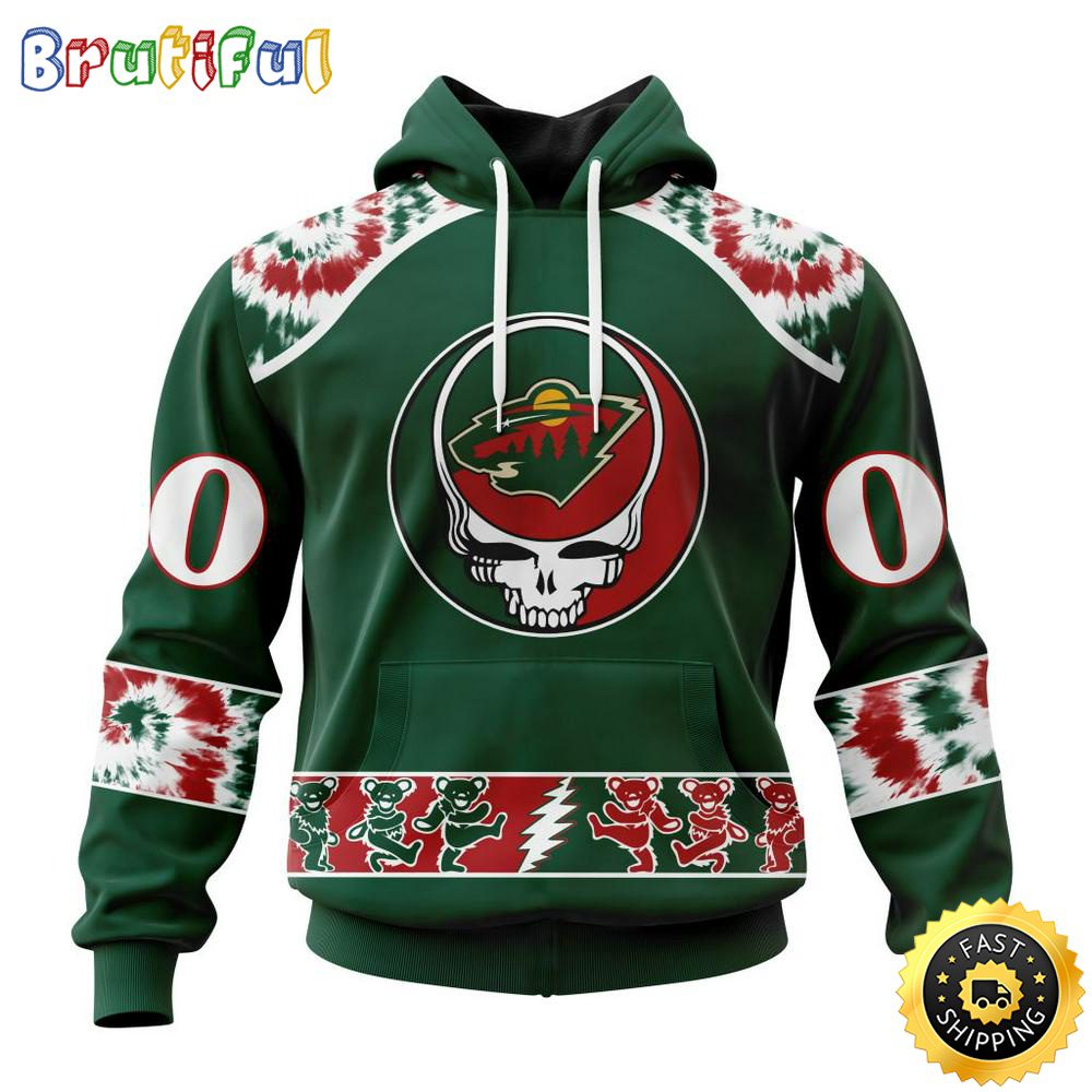 Customized NHL Minnesota Wild Hoodie Special Grateful Dead Skull All Over Print 3D Hoodie Unisex Hoodie Tshirt Customized NHL Minnesota Wild Hoodie Special Grateful Dead Skull All Over Print 3D Hoodie Unisex Hoodie Tshirt