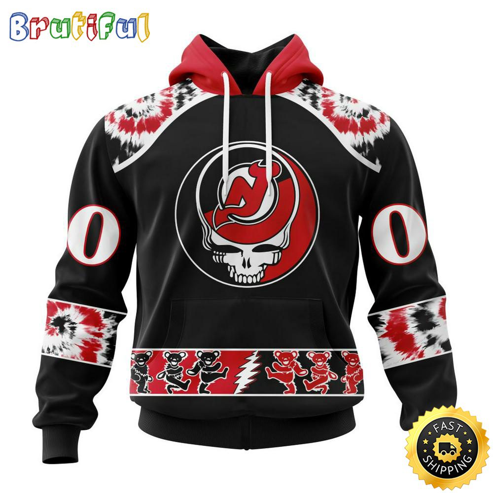 Customized NHL New Jersey Devils Hoodie Special Grateful Dead Skull All Over Print 3D Hoodie Unisex Hoodie Tshirt Customized NHL New Jersey Devils Hoodie Special Grateful Dead Skull All Over Print 3D Hoodie Unisex Hoodie Tshirt