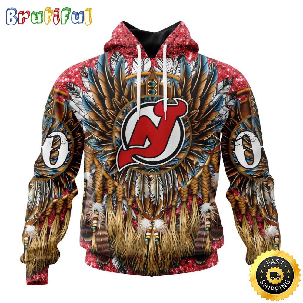 Customized NHL New Jersey Devils Hoodie Special Native Costume Design 3D Hoodie Unisex Tshirt Hoodie