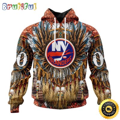 Customized NHL New York Islanders Hoodie Special Native Costume Design 3D Hoodie Unisex Tshirt Hoodie