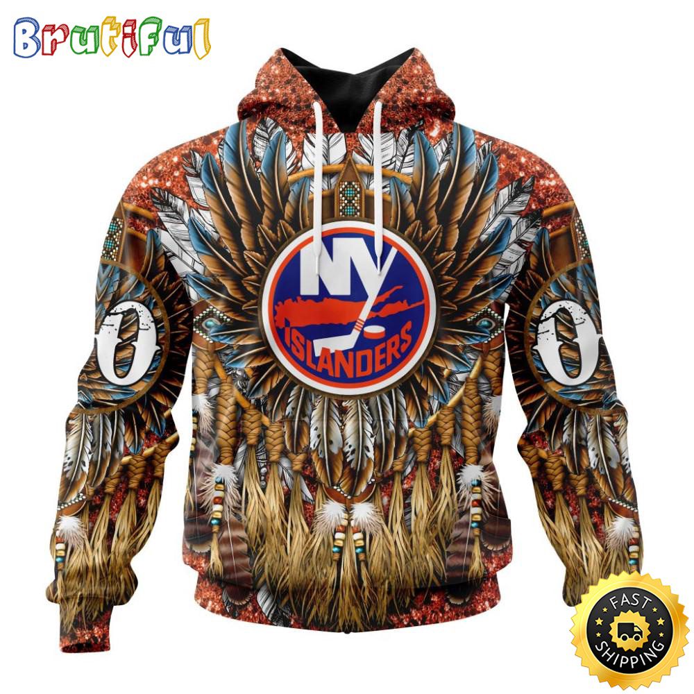 Customized NHL New York Islanders Hoodie Special Native Costume Design 3D Hoodie Unisex Tshirt Hoodie