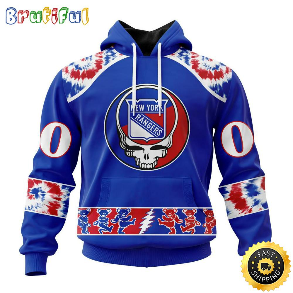 Customized NHL New York Rangers Hoodie Special Grateful Dead Skull All Over Print 3D Hoodie Unisex Hoodie Tshirt Customized NHL New York Rangers Hoodie Special Grateful Dead Skull All Over Print 3D Hoodie Unisex Hoodie Tshirt