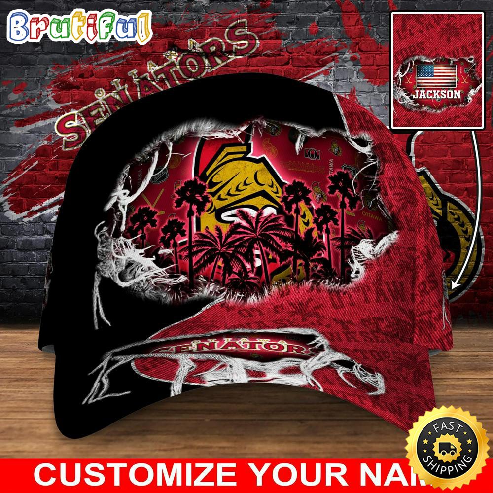 Customized NHL Ottawa Senators Baseball Cap New Collection For Sports Fans