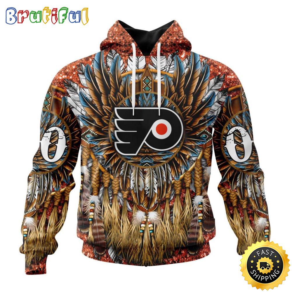 Customized NHL Philadelphia Flyers Hoodie Special Native Costume Design 3D Hoodie Unisex Tshirt Hoodie Customized NHL Philadelphia Flyers Hoodie Special Native Costume Design 3D Hoodie Unisex Tshirt Hoodie