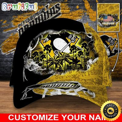 Customized NHL Pittsburgh Penguins Baseball Cap New Collection For Sports Fans