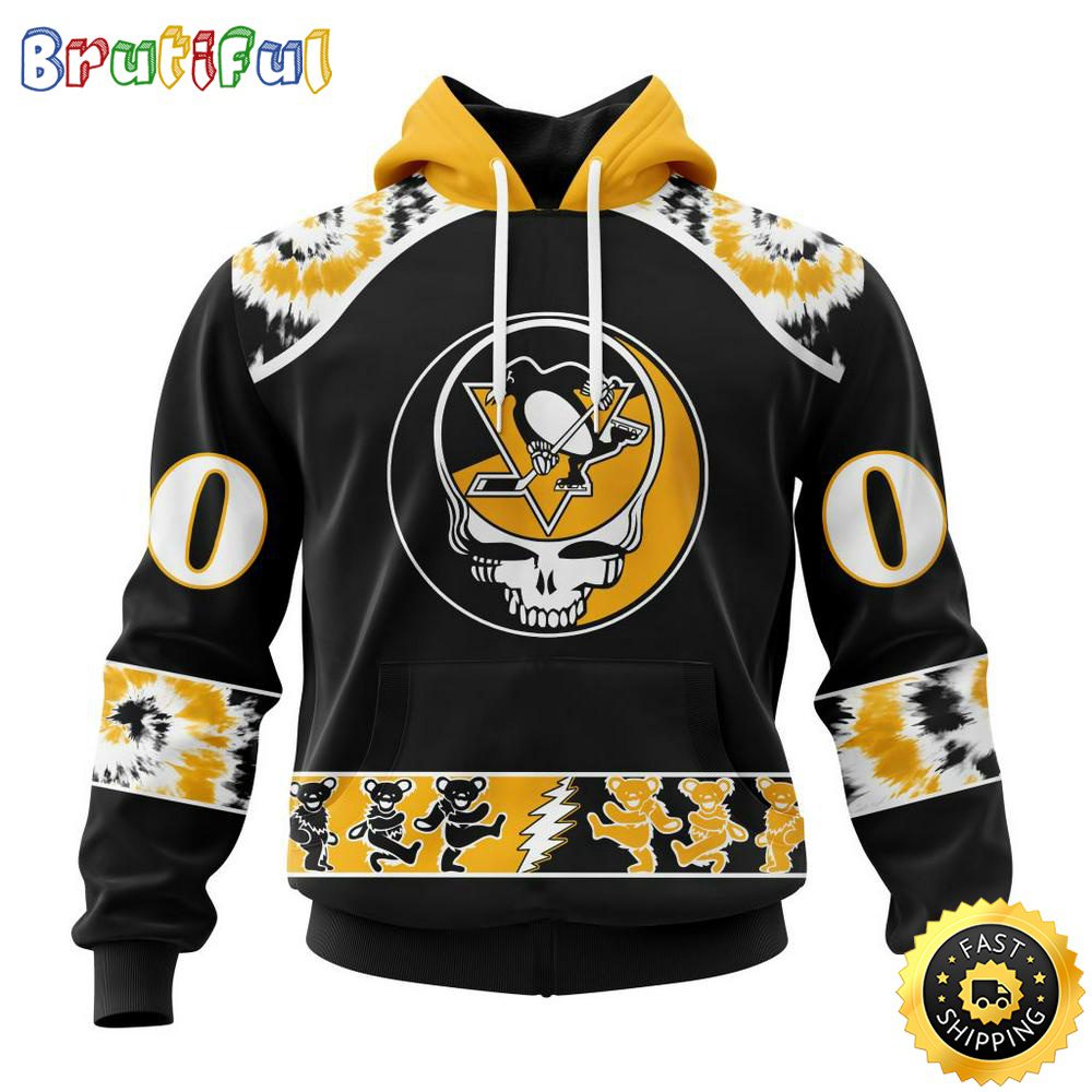 Customized NHL Pittsburgh Penguins Hoodie Special Grateful Dead Skull All Over Print 3D Hoodie Unisex Hoodie Tshirt Customized NHL Pittsburgh Penguins Hoodie Special Grateful Dead Skull All Over Print 3D Hoodie Unisex Hoodie Tshirt