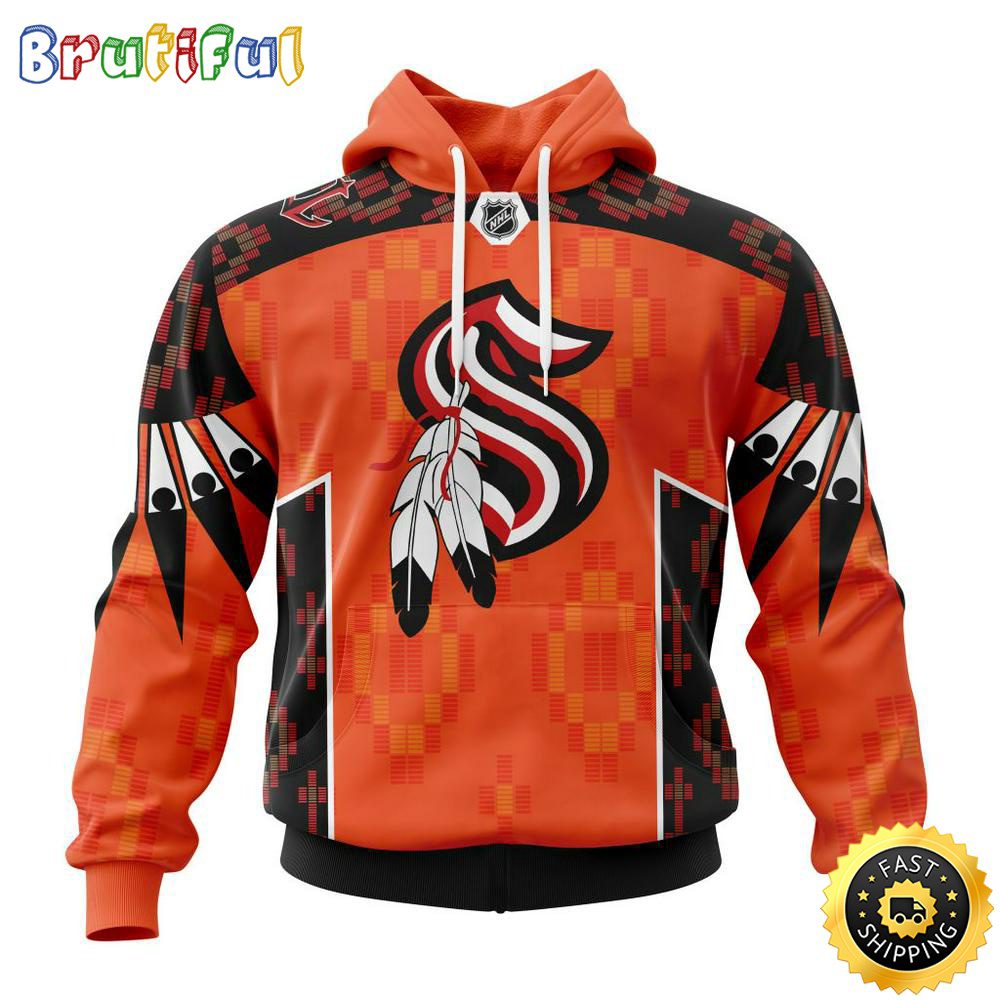 Customized NHL Seattle Kraken Hoodie Specialized Design Child Lives Matter 2023 All Over Print 3D Hoodie Unisex Hoodie Tshirt