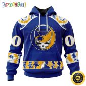 Customized NHL St. Louis Blues Hoodie Special Grateful Dead Skull All Over Print 3D Hoodie Unisex Hoodie Tshirt