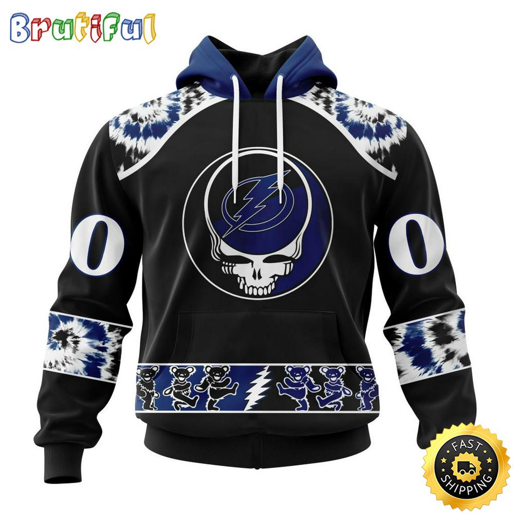 Customized NHL Tampa Bay Lightning Hoodie Special Grateful Dead Skull All Over Print 3D Hoodie Unisex Hoodie Tshirt Customized NHL Tampa Bay Lightning Hoodie Special Grateful Dead Skull All Over Print 3D Hoodie Unisex Hoodie Tshirt