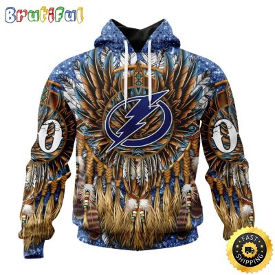 Customized NHL Tampa Bay Lightning Hoodie Special Native Costume Design 3D Hoodie Unisex Tshirt Hoodie