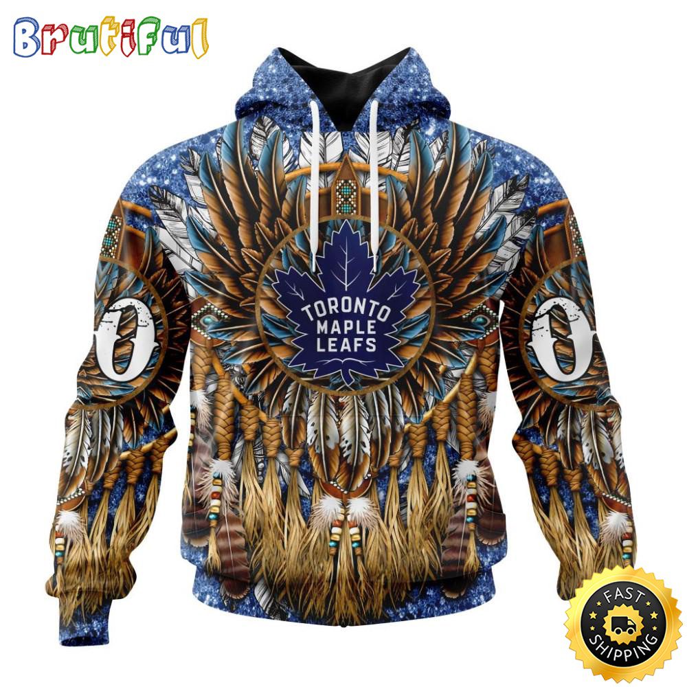 Customized NHL Toronto Maple Leafs Hoodie Special Native Costume Design 3D Hoodie Unisex Tshirt Hoodie