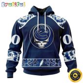 Customized NHL Vancouver Canucks Hoodie Special Grateful Dead Skull All Over Print 3D Hoodie Unisex Hoodie Tshirt