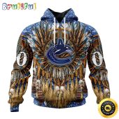 Customized NHL Vancouver Canucks Hoodie Special Native Costume Design 3D Hoodie Unisex Tshirt Hoodie