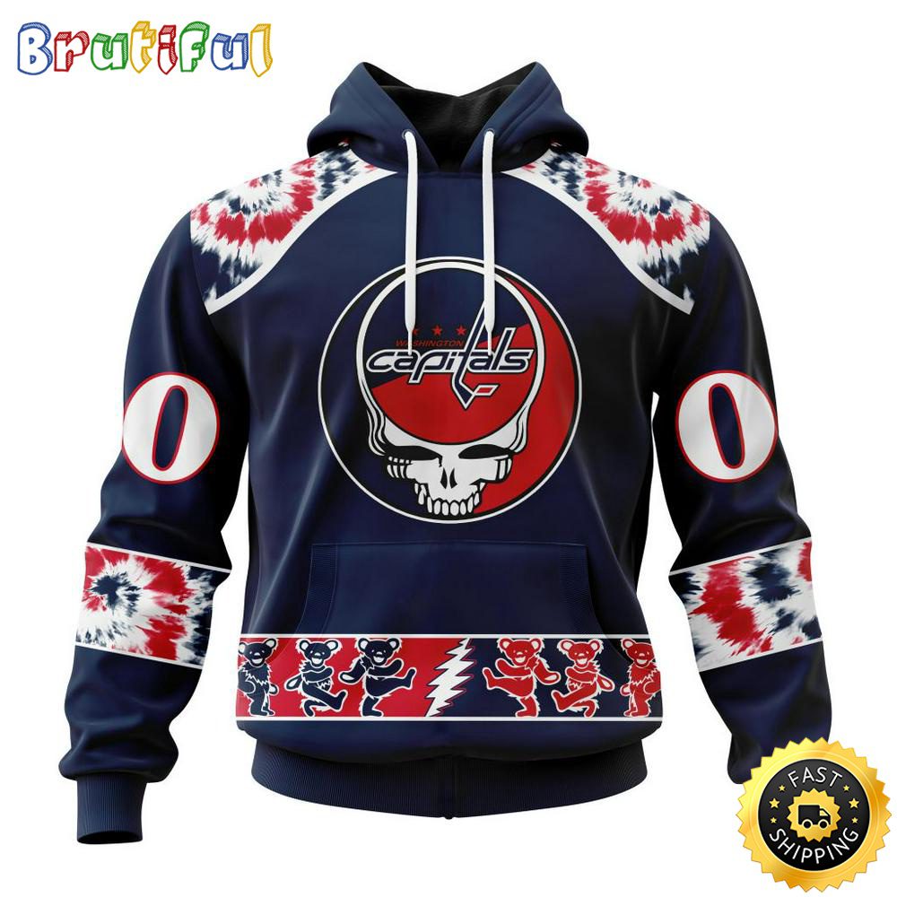 Customized NHL Washington Capitals Hoodie Special Grateful Dead Skull All Over Print 3D Hoodie Unisex Hoodie Tshirt Customized NHL Washington Capitals Hoodie Special Grateful Dead Skull All Over Print 3D Hoodie Unisex Hoodie Tshirt