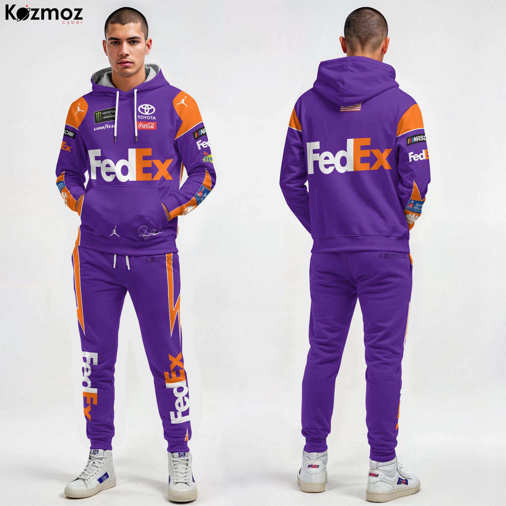 Denny Hamlin FedEx Race Suit 2020 Collection - NASCAR Racing Team Denny Hamlin FedEx Race Suit 2020 Collection - NASCAR Racing Team