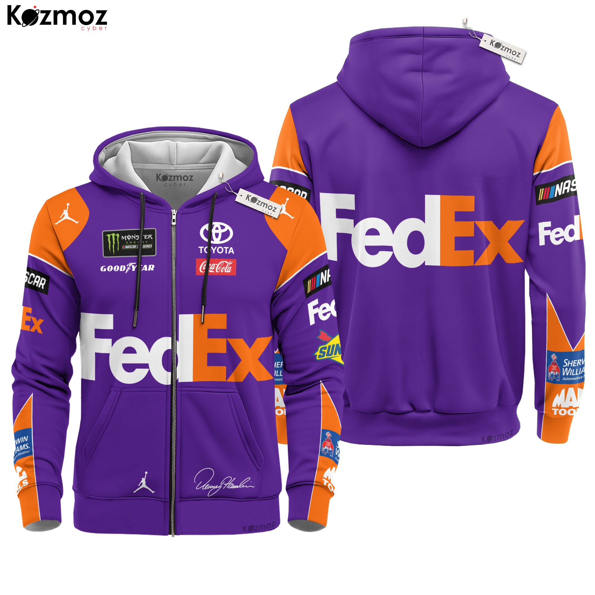 Denny Hamlin FedEx Race Suit 2020 Collection - NASCAR Racing Team Denny Hamlin FedEx Race Suit 2020 Collection - NASCAR Racing Team