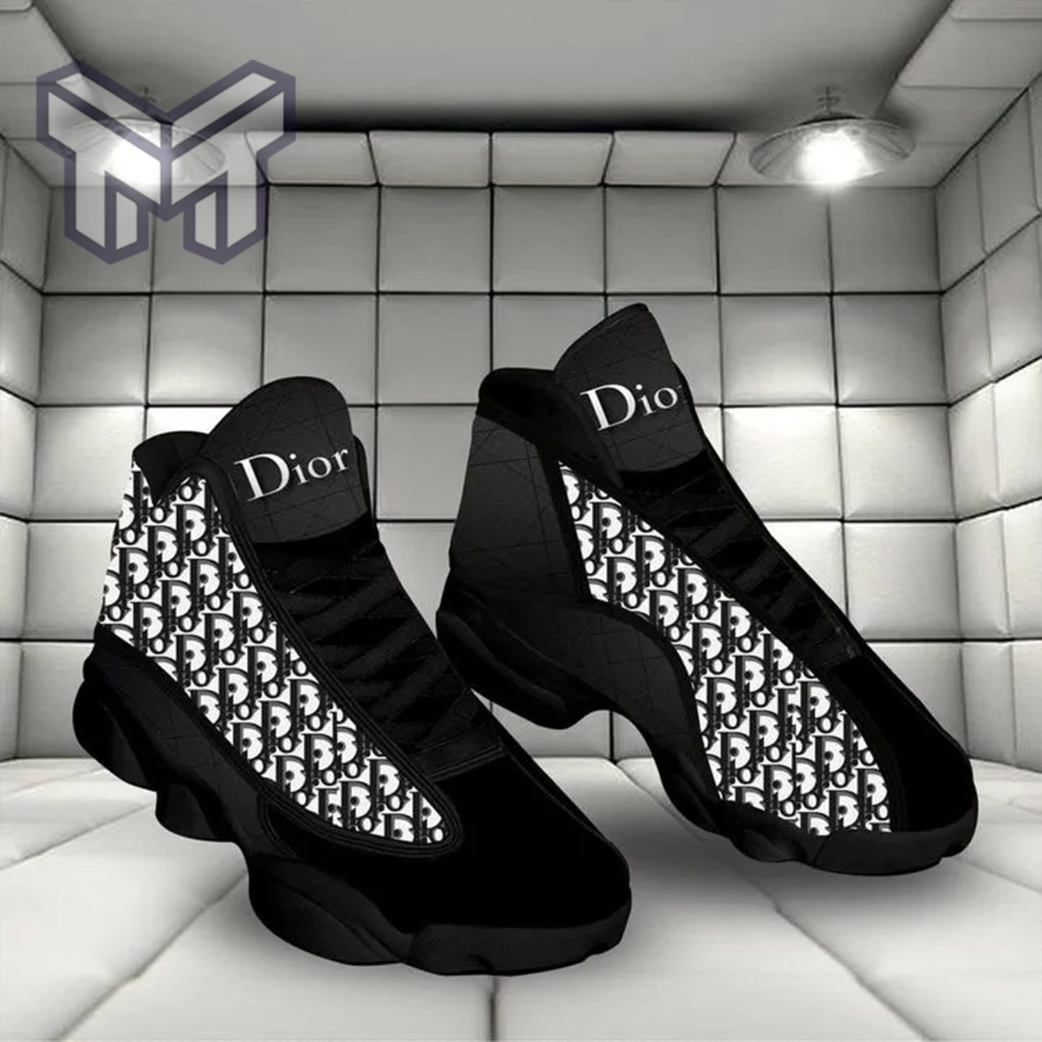 Dior Black Air Jordan 13 Sneakers Shoes M01 Dior Black Air Jordan 13 Sneakers Shoes M01