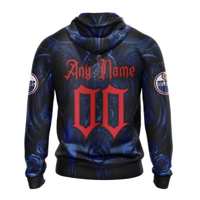 Personalized NHL Edmonton Oilers Hoodie Special Design With Skull Art All Over Print 3D Hoodie Unisex Tshirt Hoodie