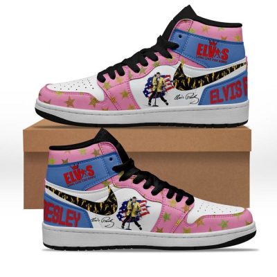 Elvis Long Live The King Elvis Presley Air Jordan 1 Hightop Shoes