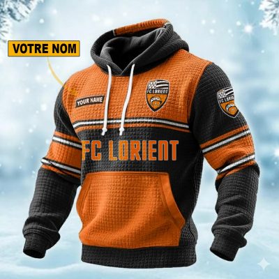 FC Lorient Personalized waffle knit hoodie