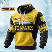 FC Nantes Personalized waffle knit hoodie