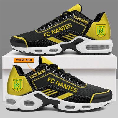 FC Nantes - Chaussures Air Max Plus Nouveau style avec nom personnalis?