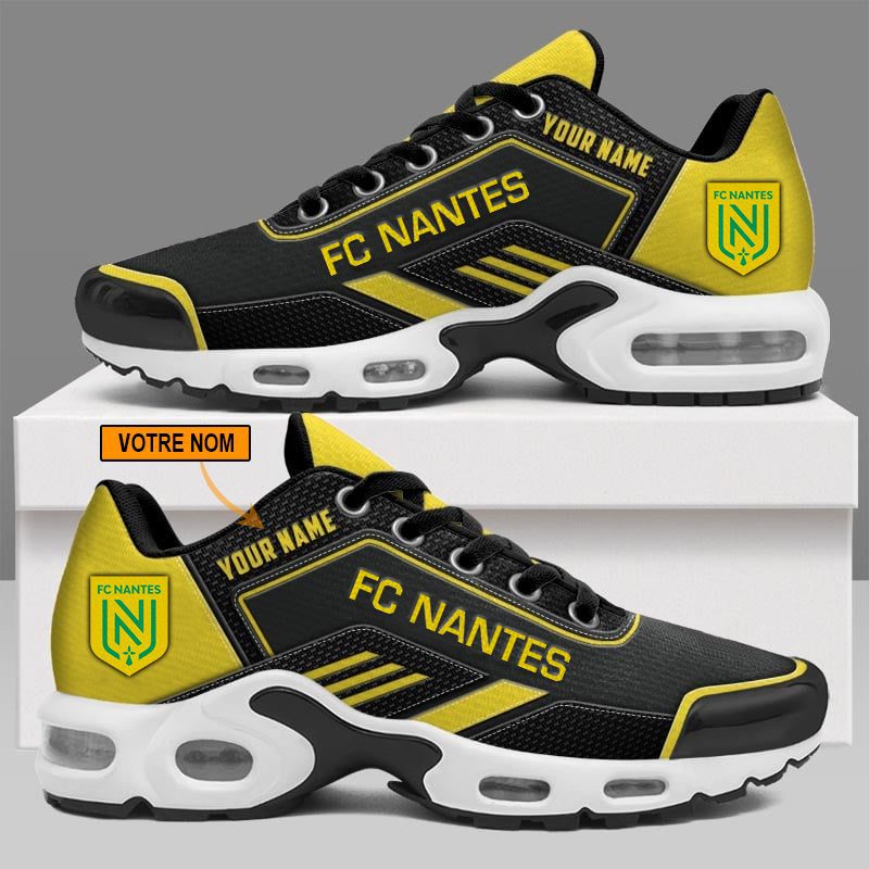 FC Nantes - Chaussures Air Max Plus Nouveau style avec nom personnalis? FC Nantes - Chaussures Air Max Plus Nouveau style avec nom personnalis?