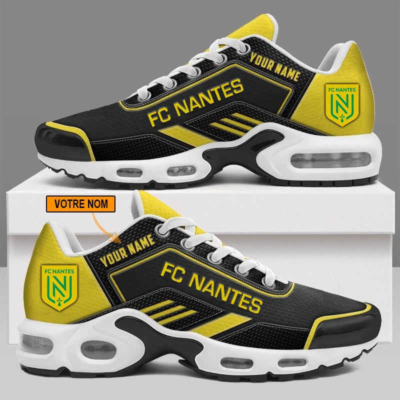 FC Nantes - Chaussures Air Max Plus Nouveau style avec nom personnalis? FC Nantes - Chaussures Air Max Plus Nouveau style avec nom personnalis?