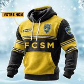 FC Sochaux-Montb?liard Personalized waffle knit hoodie