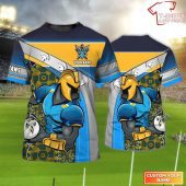 Gold Coast Titans Personalized Name 3D T-Shirt Hoodie Zipper Hoodie for men and women Gift For Nrl Fan