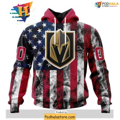 Golden Knights Hoodie 3D, Celebrate July Fourth with Vegas Hockey Pride