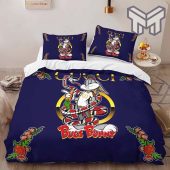 Gucci Bedding Set, Gucci Bugs Bunny Fashion Logo Premium Luxury Brand High-End Bedding Set LV Home Decor