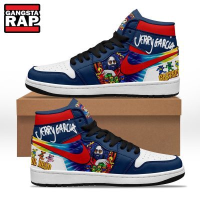 Jerry Garcia Grateful Dead Air Jordan 1 Shoes, Grateful Dead Shoes