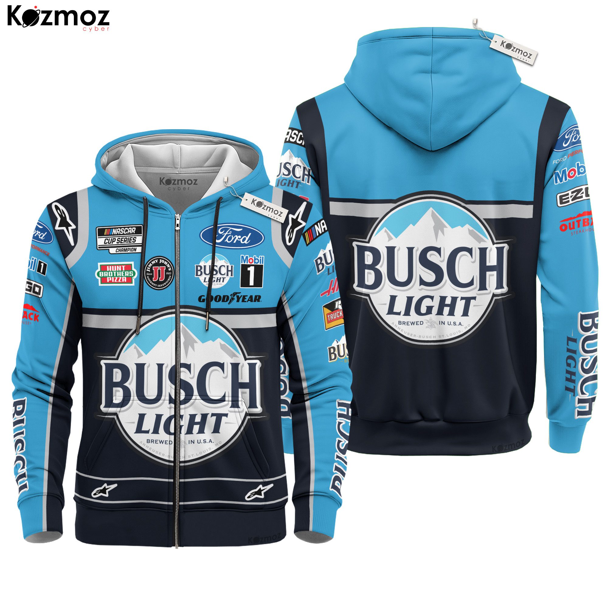 2019 Busch Beer Kevin Harvick Race Suit - F1 Racing Team 2019 Busch Beer Kevin Harvick Race Suit - F1 Racing Team