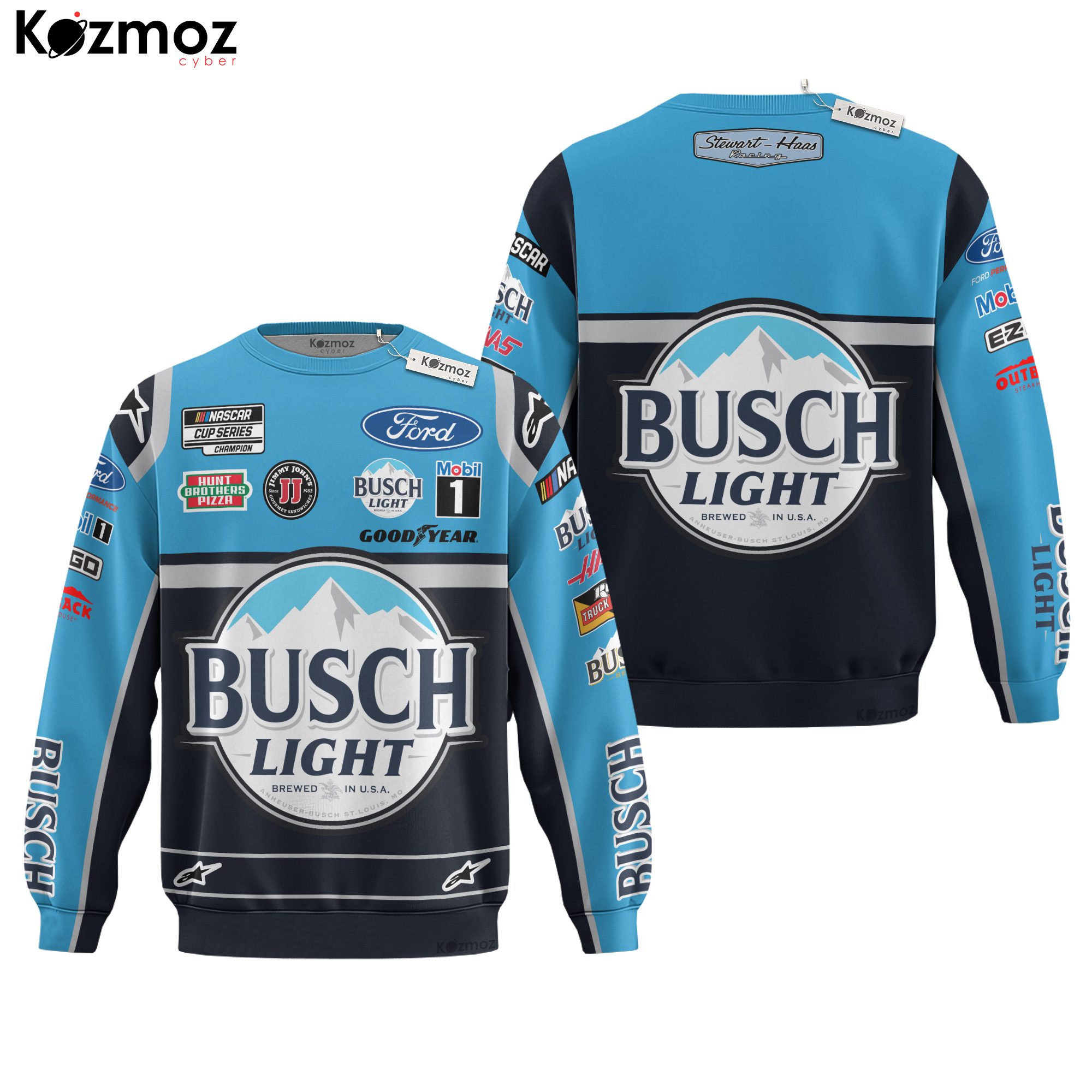 2019 Busch Beer Kevin Harvick Race Suit - F1 Racing Team 2019 Busch Beer Kevin Harvick Race Suit - F1 Racing Team