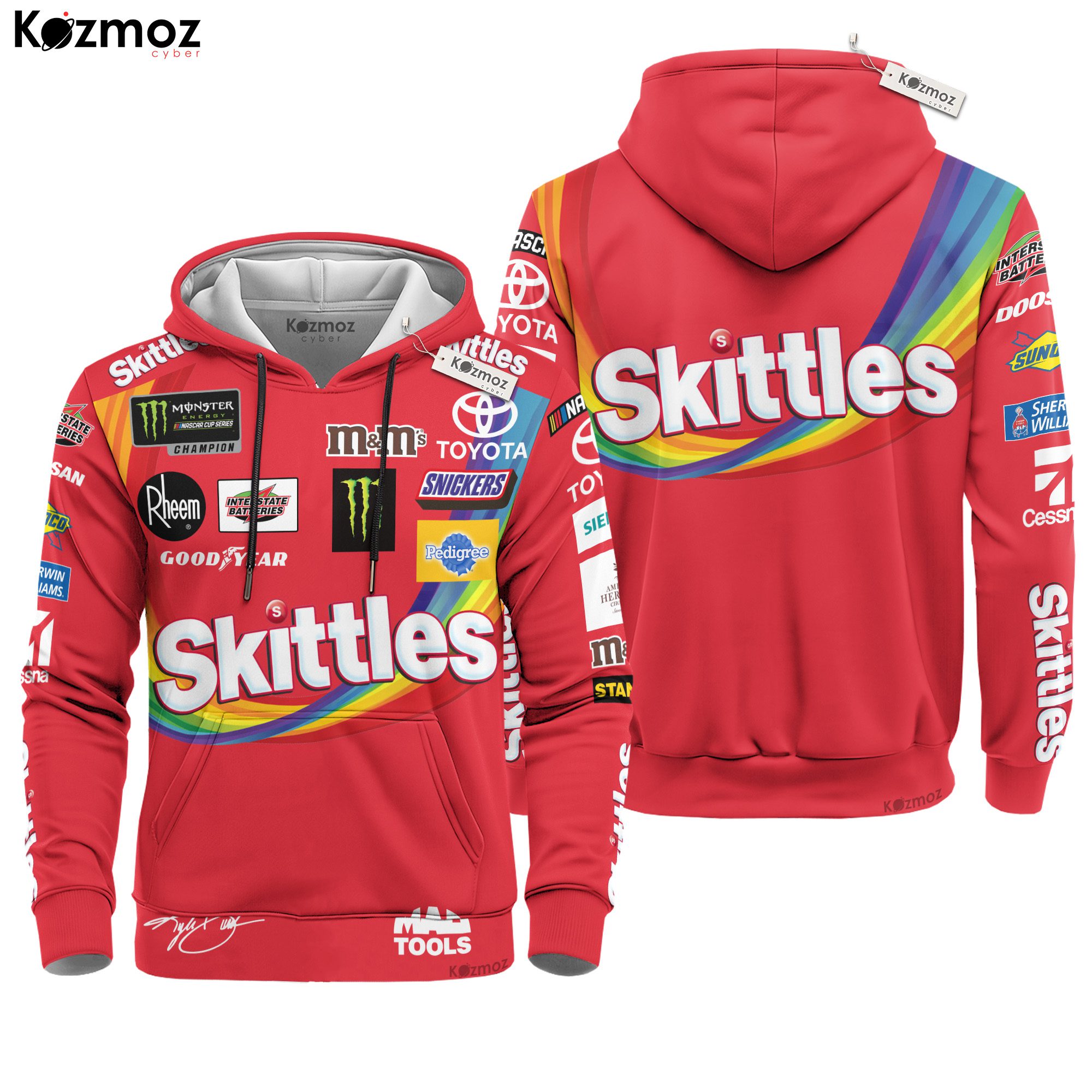 Kyle Busch Skittles Race Suit Collection - NASCAR Racing Team Kyle Busch Skittles Race Suit Collection - NASCAR Racing Team
