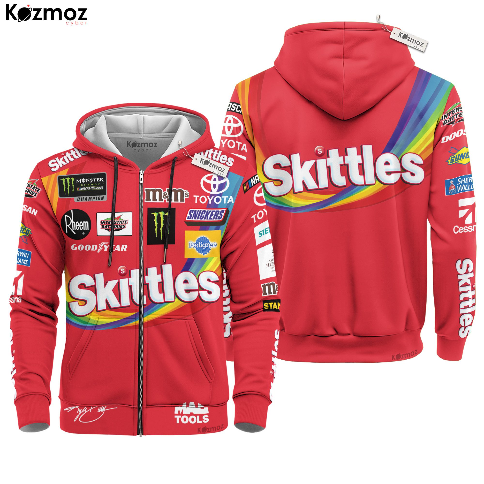 Kyle Busch Skittles Race Suit Collection - NASCAR Racing Team Kyle Busch Skittles Race Suit Collection - NASCAR Racing Team