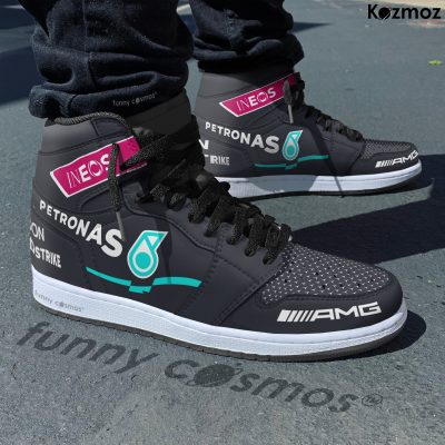 AMG Petronas Lewis Hamilton Custom Shoes Black Arrows Livery W11 Racing Shoes