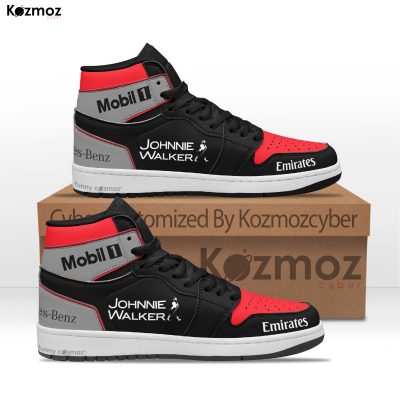McLaren Kimi Raikkonen Custom Shoes Chrome Livery 2006 Livery MP4-21 Racing Shoes