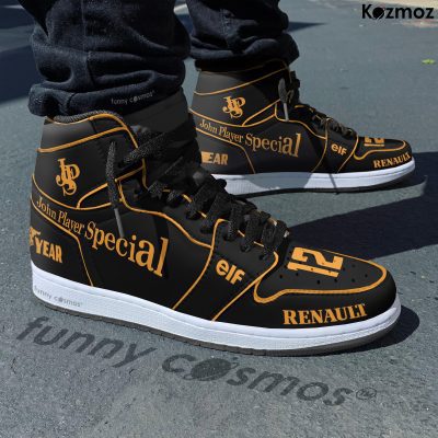 Lotus Ayrton Senna Custom Shoes 1986 Livery 98T Racing Shoes